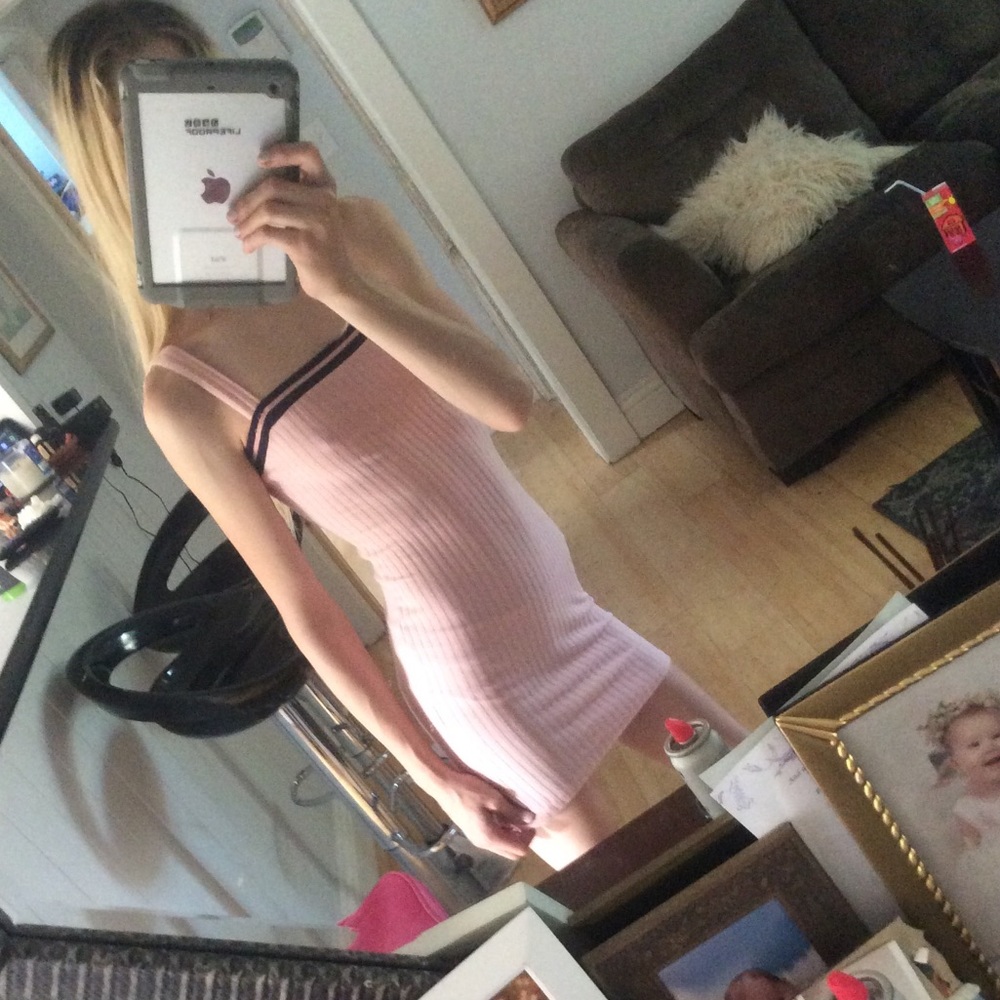 Silence and noise Bodycon Pink dress xs